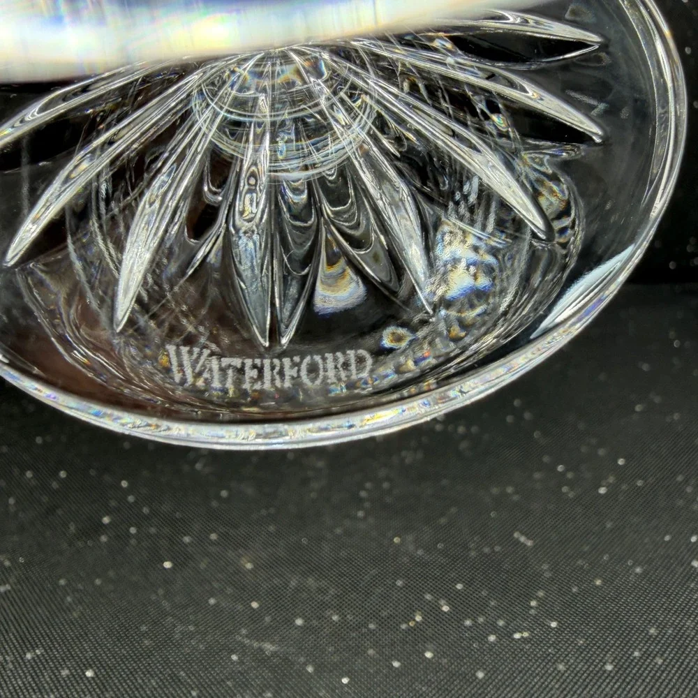 Waterford Crystal Castle Nore Vase Large Footed Goblet Cup Centerpiece 6 Inch